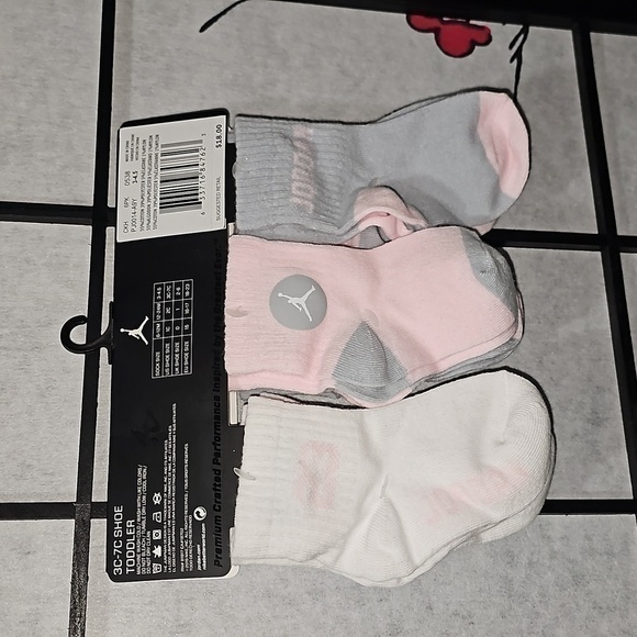 Jordan Infant/Toddler Socks New 6 Pairs - Picture 4 of 4